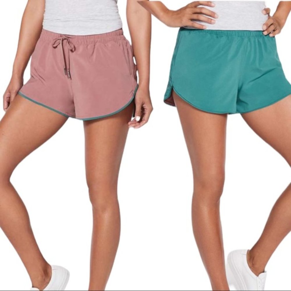 Lululemon Choose A Side Short 3 Quicksand / Sea Green Womens 4